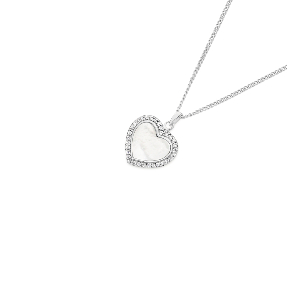 Diamond, gold and silver pendants