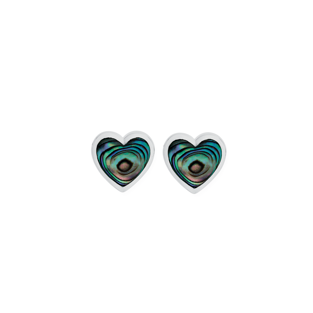 Paua shell clearance stud earrings