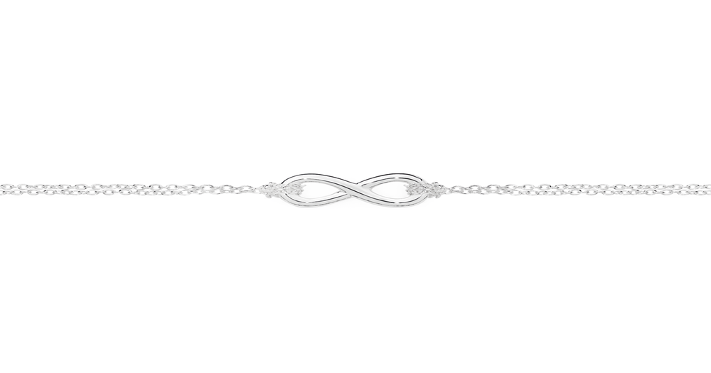 Silver Infinity Chain Bracelet Prouds