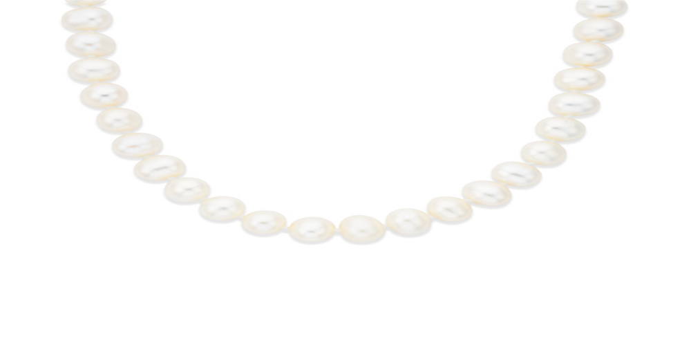 Sterling Silver45cm White Pearl Necklet main image 1