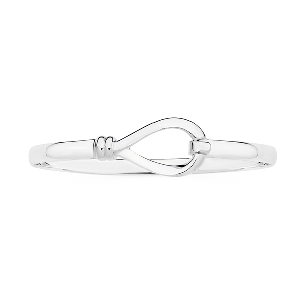 Silver Solid 64mm Friendship Bangle