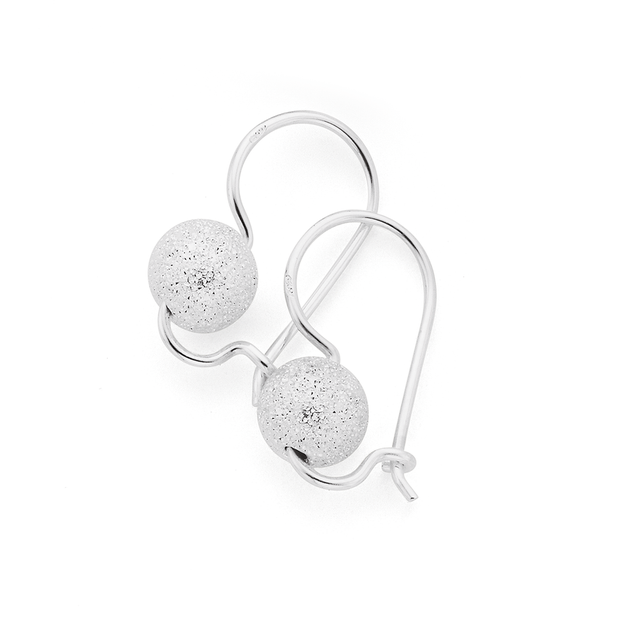 Euroball earrings silver Clearance