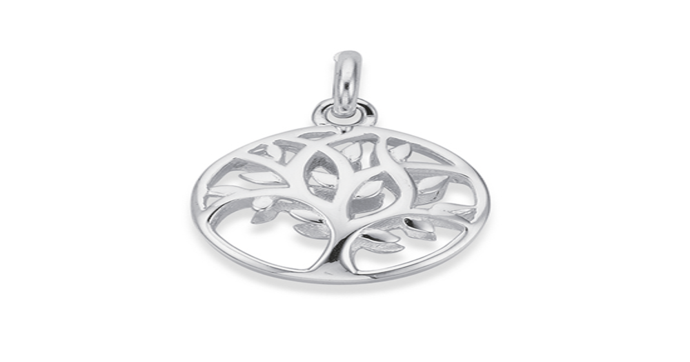Silver Tree Of Life Double Sided Charm | Prouds