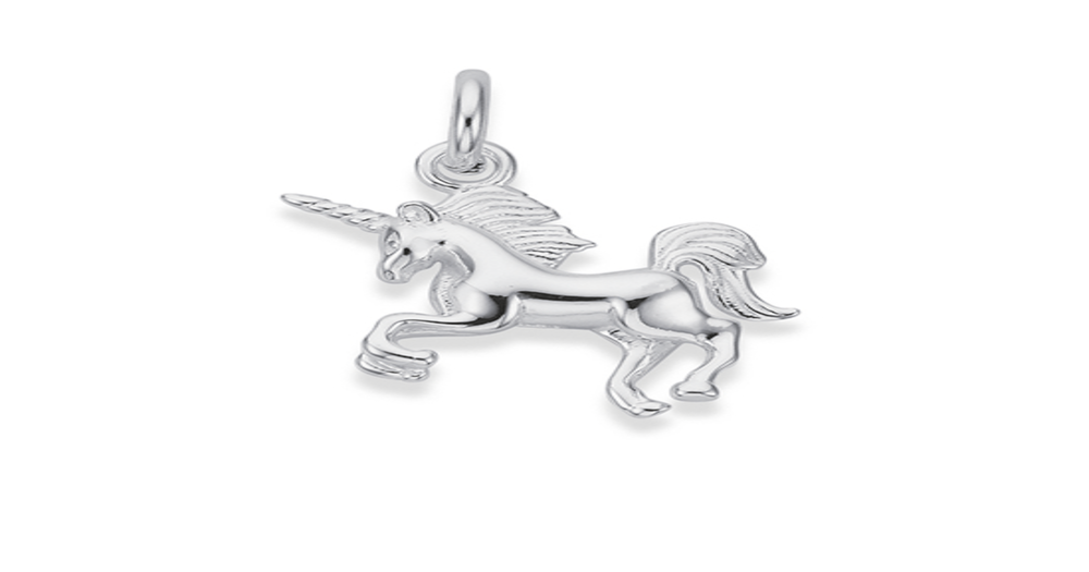 Silver Unicorn Charm Prouds
