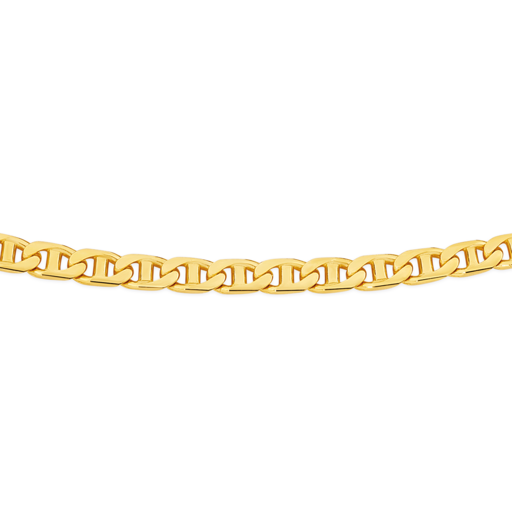 Solid 9ct Gold, 50cm Anchor Chain