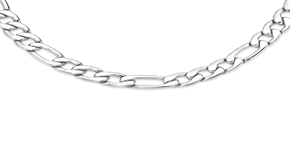 Stainless Steel 55cm 3+1 Figaro Chain Prouds