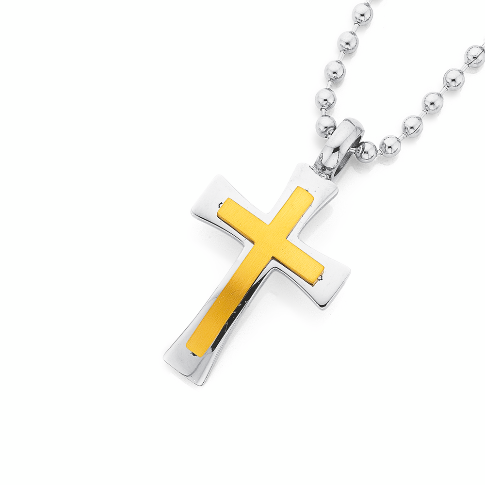 Stainless Steel with Gold Plate Overlay 