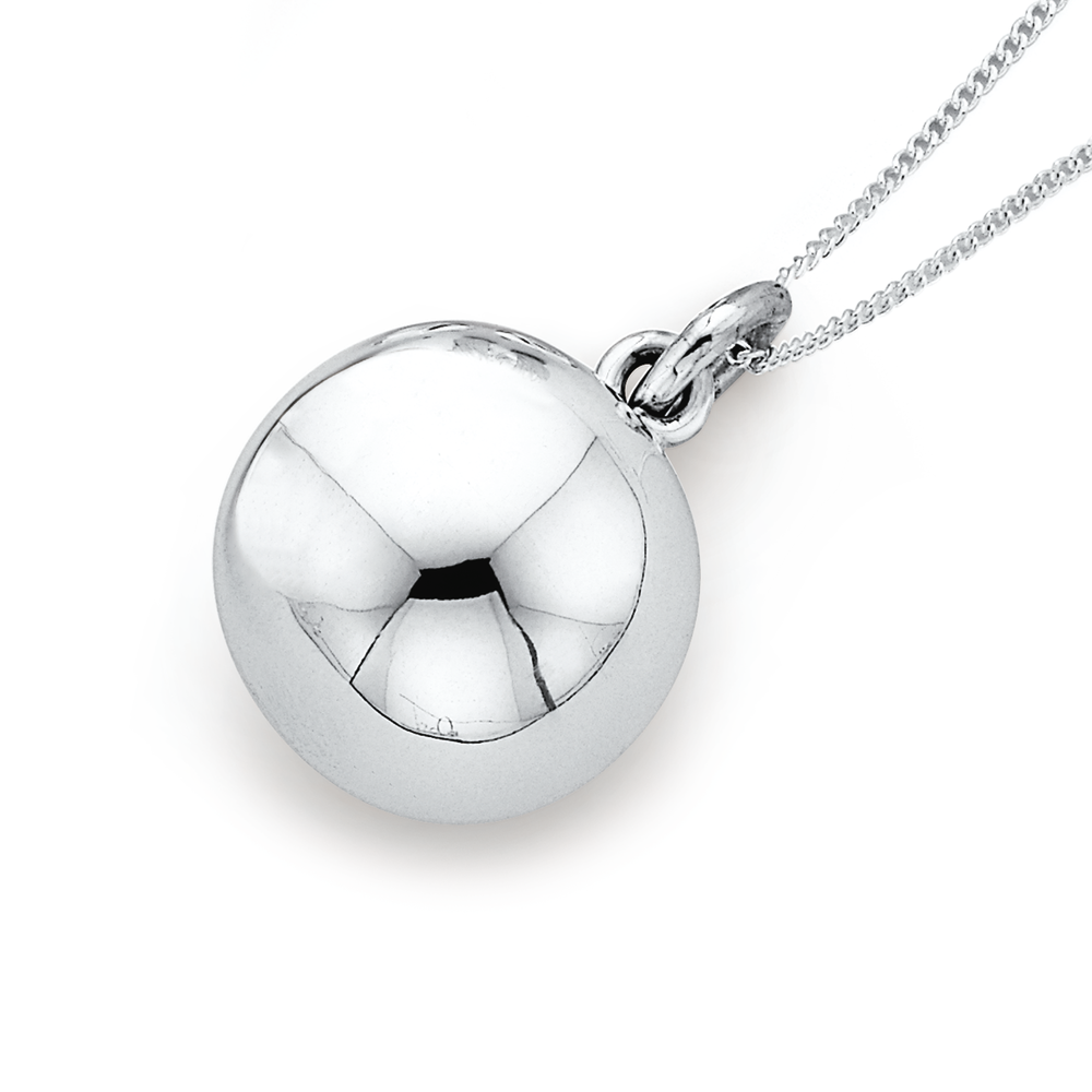 Sterling silver on sale harmony ball necklace