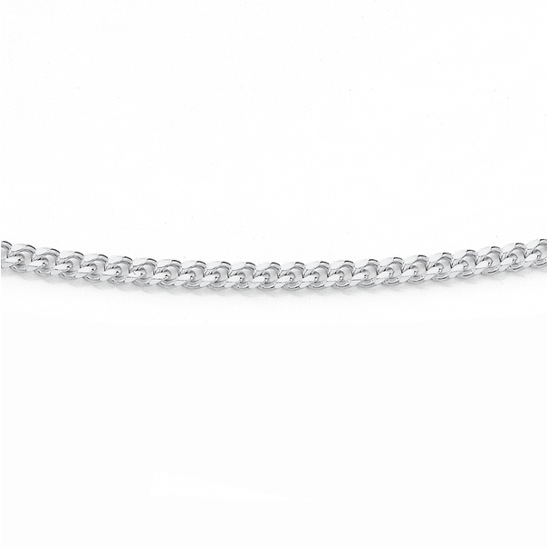 Sterling Silver 45cm Solid Curb Chain