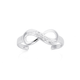 Sterling Silver 5 CZ Infinity Toe Ring