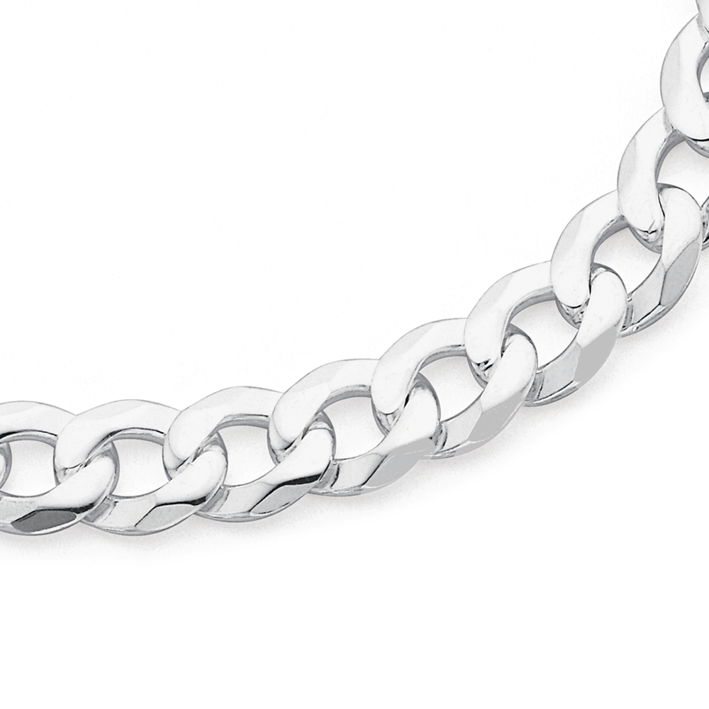 TreasureBay Italian Silver Curb Chain for Men and Women 6.2mm Solid 925  Sterling Silver Curb Chain (18.5) : Amazon.co.uk: Fashion