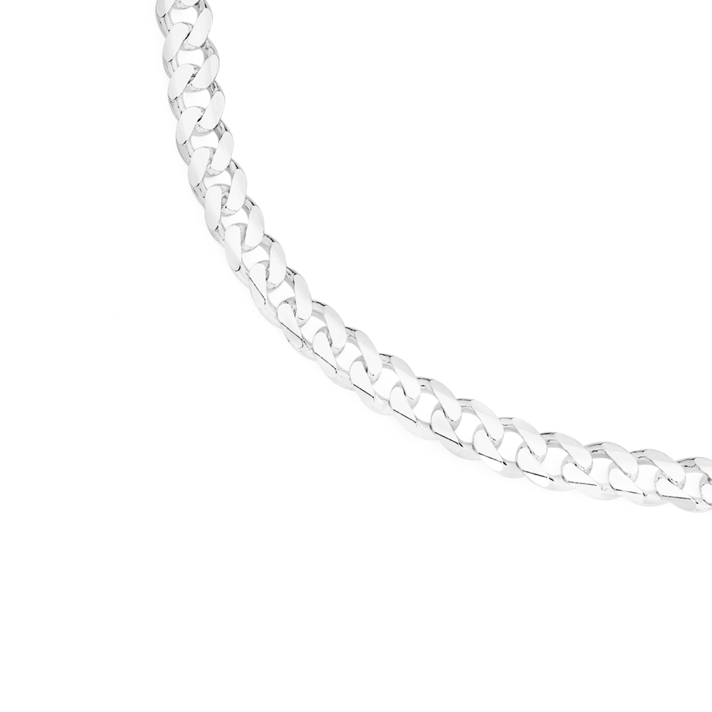 Sterling silver shop chain diamond cut
