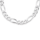 Sterling Silver 55cm Figaro Curb Chain