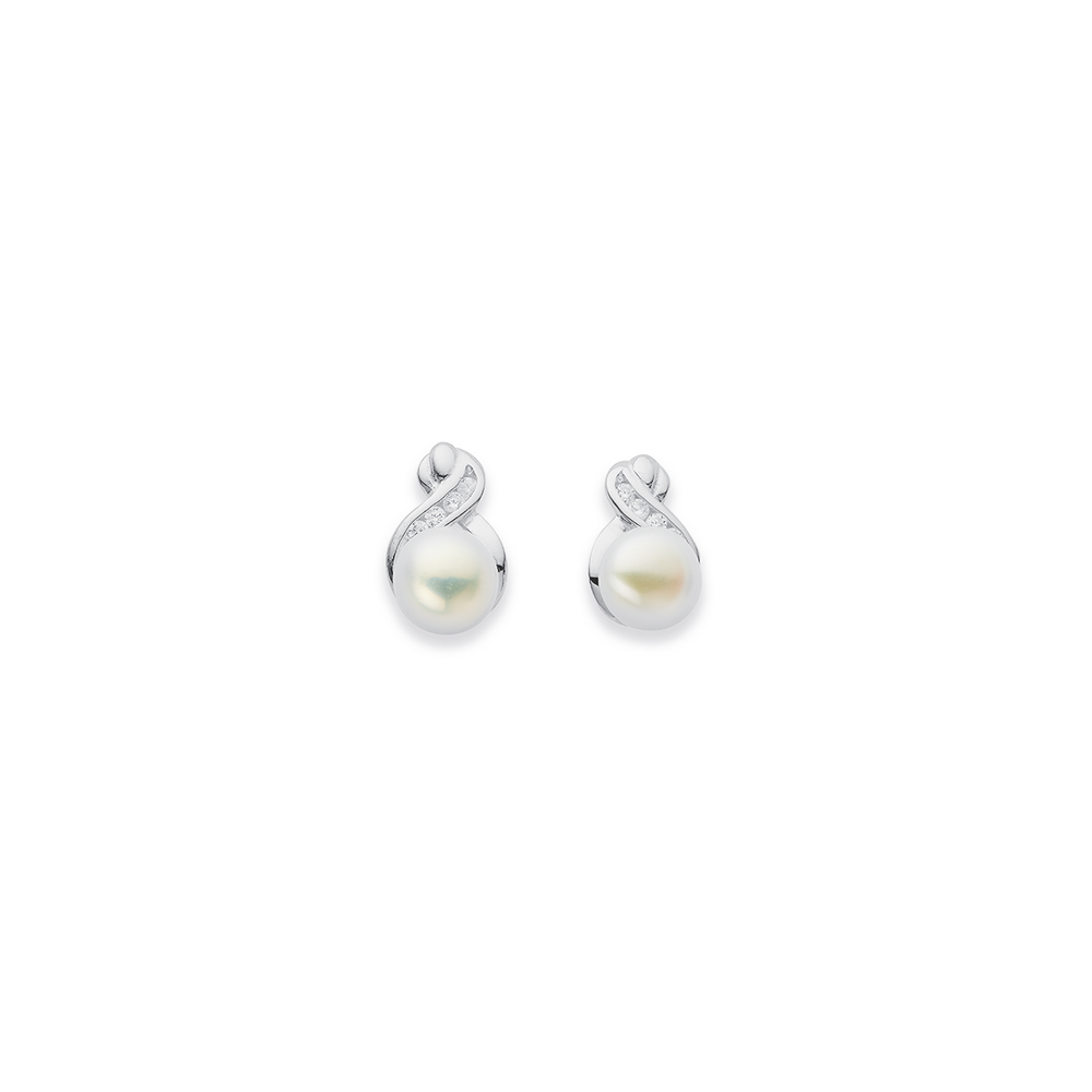 Sterling Silver 6mm Freshwater Pearl 