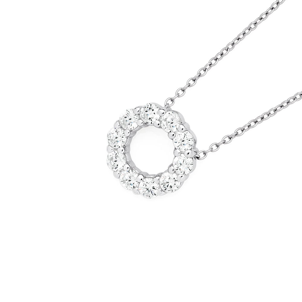 Silver Classic Medallion Medical Alert Necklace | Lauren's Hope