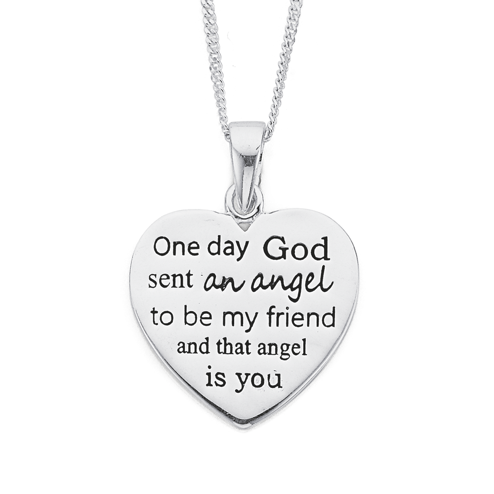 My sales angel necklace