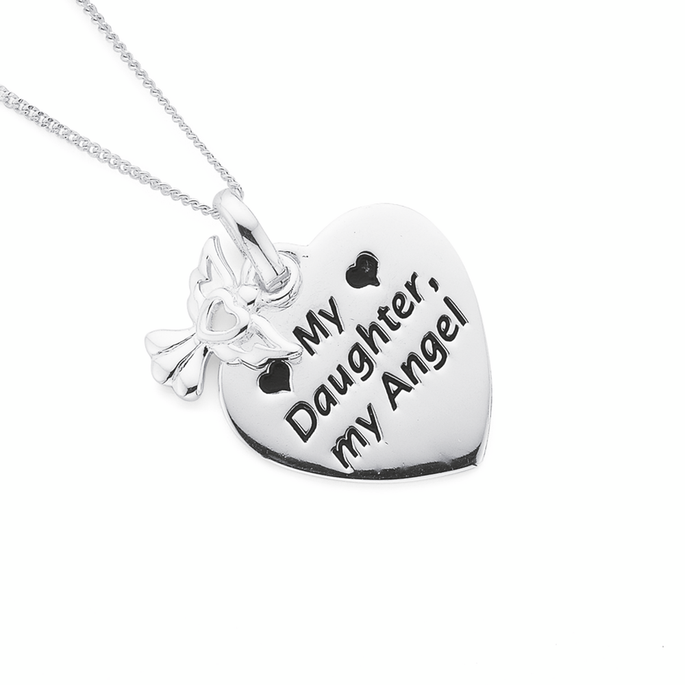 Sterling Silver My Daughter My Angel 