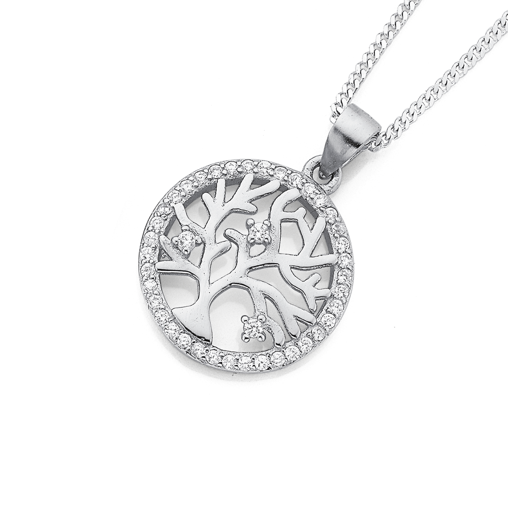 Sterling Silver Tree of Life Necklace – CelticJewellery