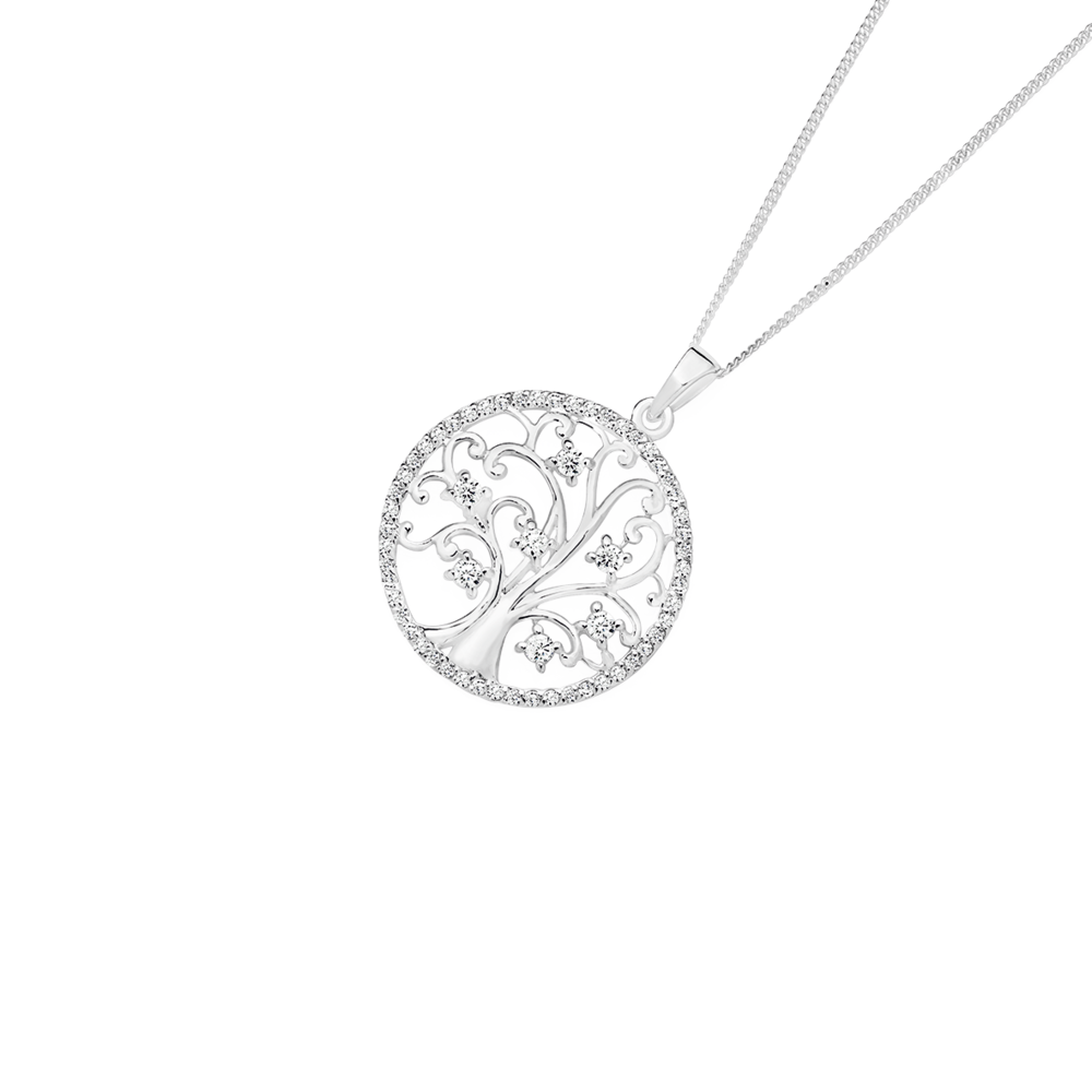 Coachuhhar Tree of Life Necklace 925 Sterling Silver Evil Eye Necklace with  Crystal Pendant Necklace Tree of Life Jewelry Gifts for Women Men Girls -  Walmart.com