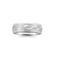 Sterling Silver Satin Wave Ring