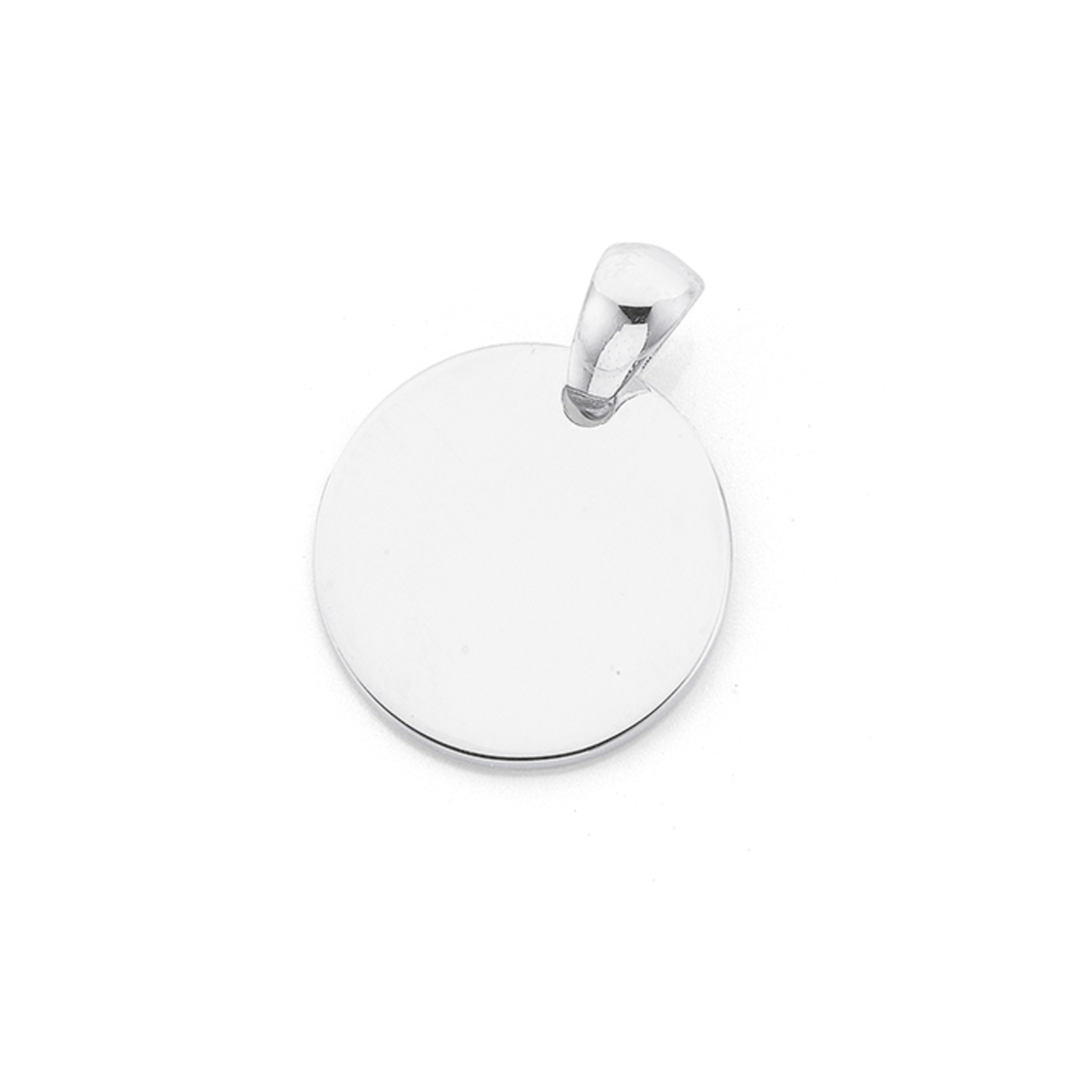 Sterling Silver Small Round Disc Pendant | Pendants | Prouds The Jewellers