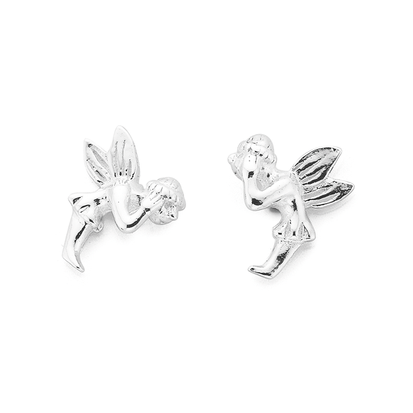 Sterling Silver Tiny Fairy Studs