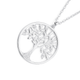 Sterling Silver Tree of Life CZ Pendant