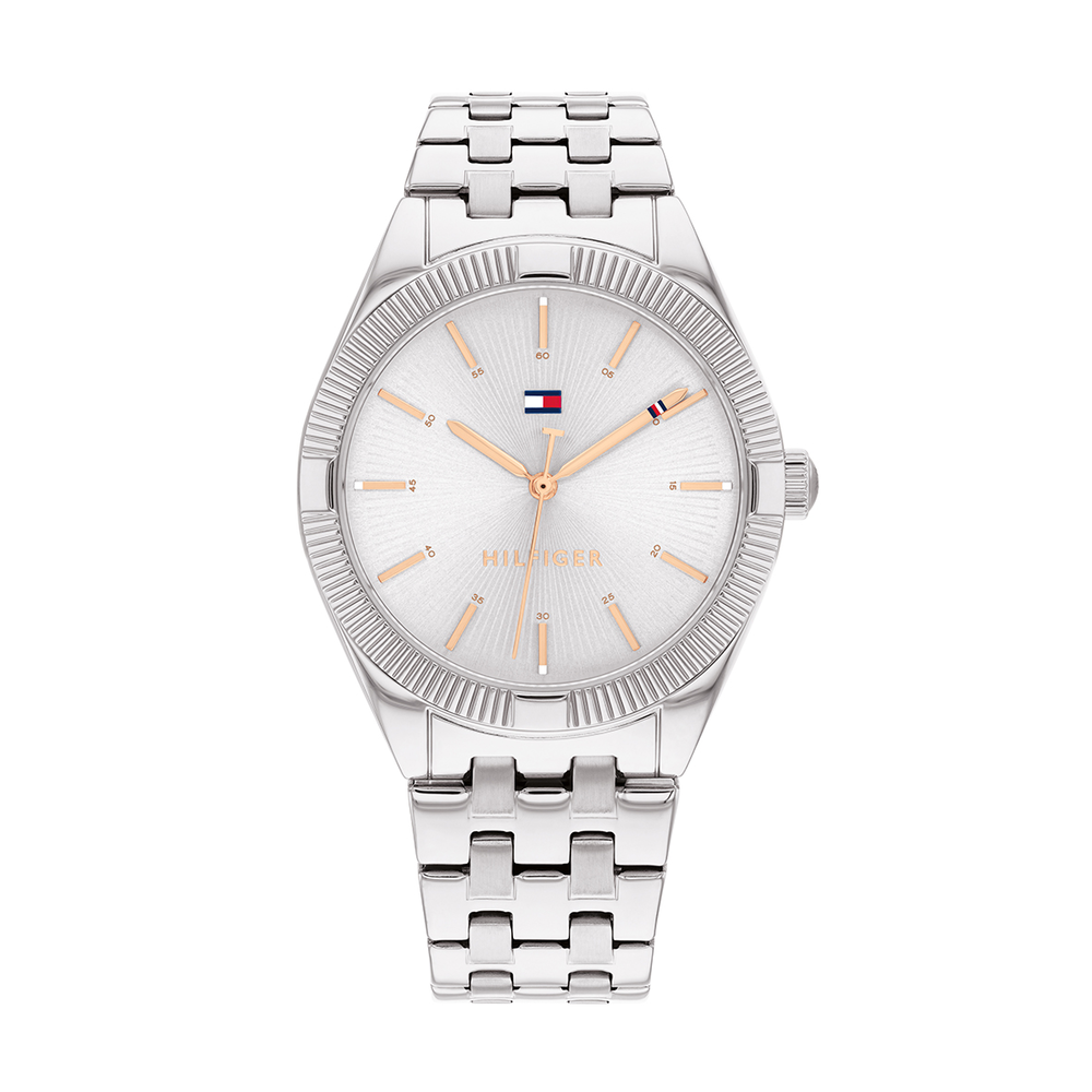 Tommy hilfiger cheap silver watch ladies