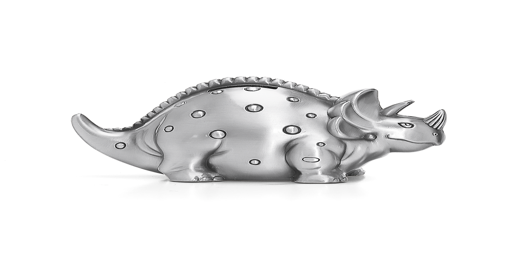 Triceratops Peweter Money Box Prouds
